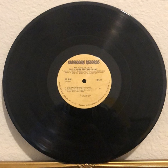 The Allman Brothers Band Win Lose Or Draw Vinyl Lp - Picture 5 of 5